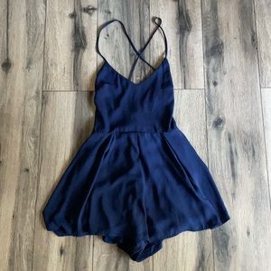 Express Dark Blue Romper